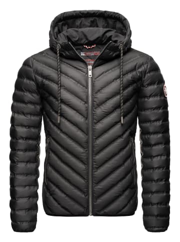 Navahoo Steppjacke Fey-Tun in Schwarz