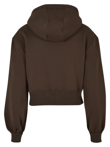 Urban Classics Urban Classics Damen Ladies Short Oversized Zip Jacket in brown