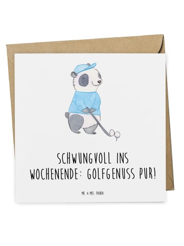 Mr. & Mrs. Panda Geschenkgutschein Golfwochenende Schwungvoll mi... in Weiß