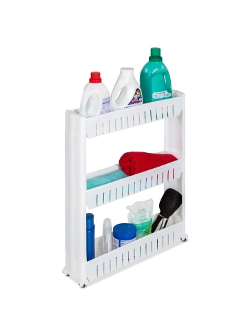 tectake Nischenregal Joe 54 x 12 x 71 cm, weiß