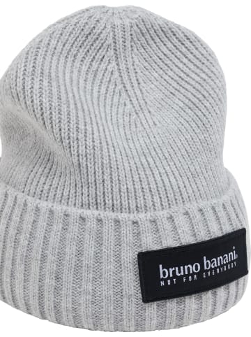 Bruno Banani Strickmütze BURTON in Grau / Melange