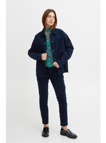 Pulz PZSALLY Jacket Oversize fit in Dark Sapphire