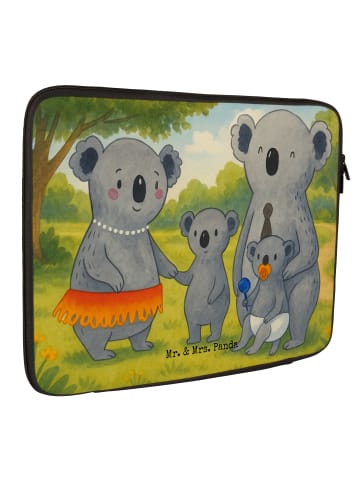 Mr. & Mrs. Panda Hülle Laptop Koala Familie Design ohne Spruch in Weiß