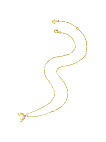 Glanzstücke München Halskette Regenbogen Sterling Silber in gelbgold