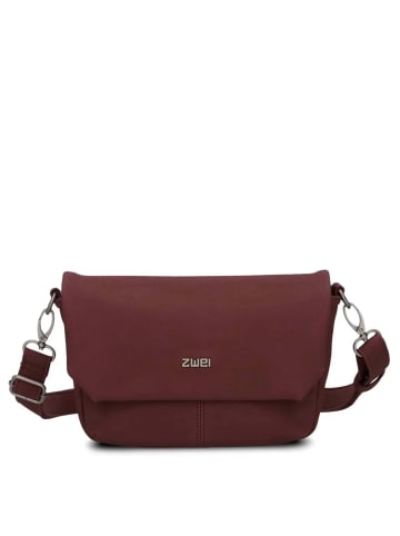 Zwei Mademoiselle M40 - Umhängetasche 28 cm (leo) in rubin