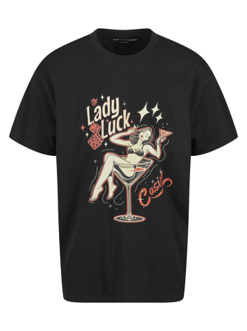 Mister Tee Mister Tee Lady Luck Oversize Tee in black