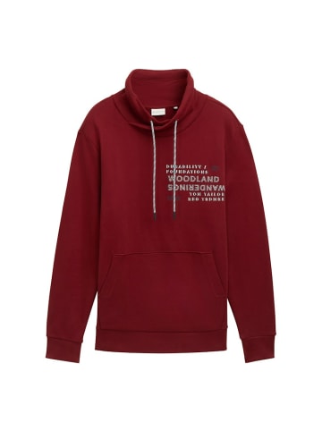 Tom Tailor Sweatshirt für Herren in rot