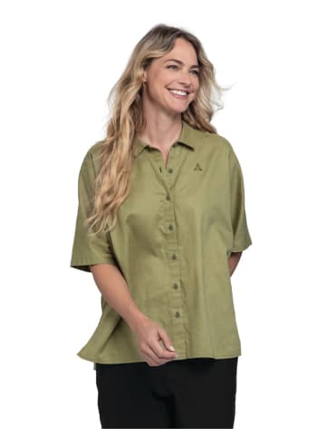 Schöffel Bluse "Blouse Style Kalmen WMS" in solid olive