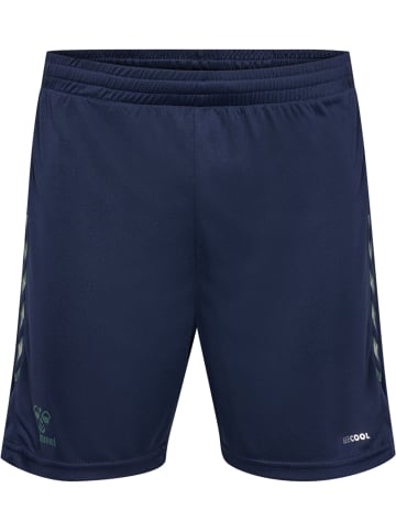 Hummel Hummel Kurze Hose Hmlstaltic Multisport Herren Atmungsaktiv Schnelltrocknend in MARINE/DUCK GREEN