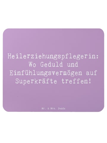 Mr. & Mrs. Panda Maus Pad Spruch Heilerziehungspflegerin Superkr... in Lavendeltraum