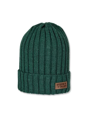 Sterntaler Strickmütze in dunkelgrün