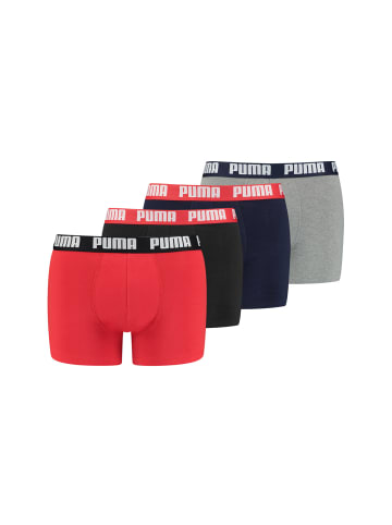 Puma Boxershort 4er Pack in Rot