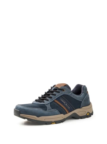 Camel Active EVOLUTION Sneaker aus echtem Leder in Navy/Natur