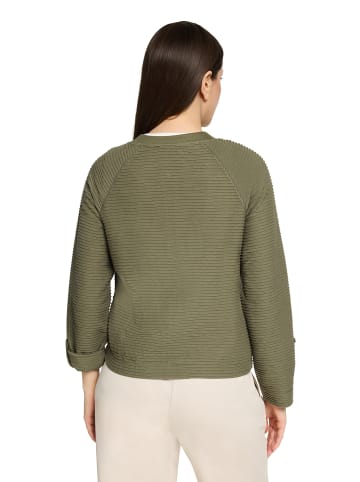 Betty Barclay Casual-Jacke mit Rippenstruktur in Dusty Olive
