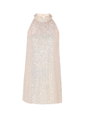 faina Women Dress in beige multicolor