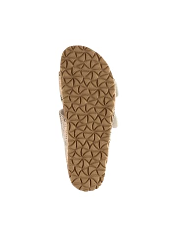 Tamaris Leder-Pantoletten Beige