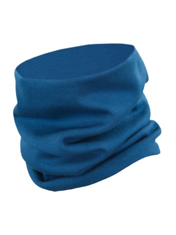 TupTam Unisex Kinder Beanie Mütze Schlauchschal Set in blue denim