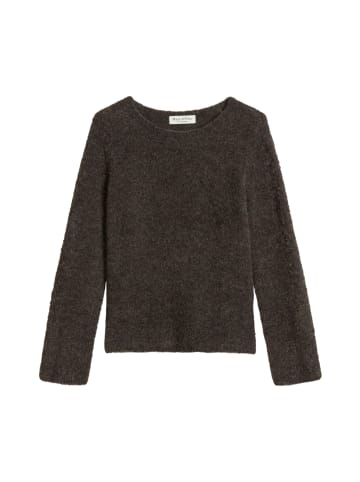 Marc O'Polo Bouclé-Pullover regular in Stone Brown Melange
