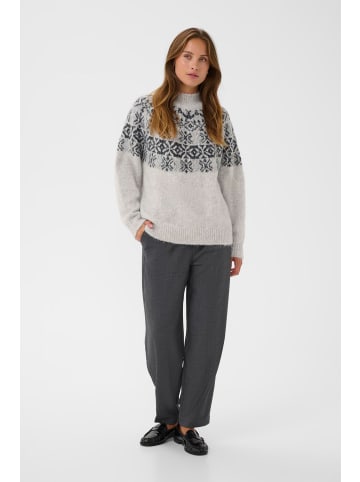 Kaffe Strickpullover KAnicole Regular fit in Light Grey M. W. Dark Grey M.