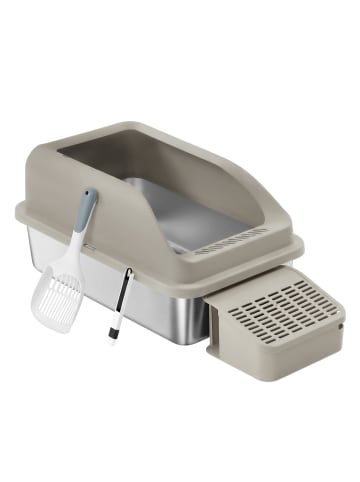 Feandrea Katzentoilette Boxal in Kaffeebraun - (B)62 x (H)30 x (T)42 cm