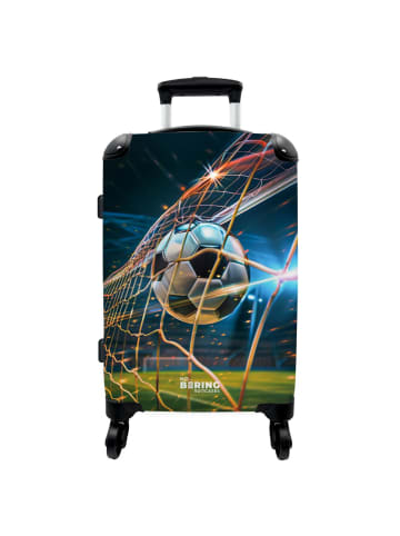 NoBoringSuitCases Suitcase, Handgepäck, Koffer, Trolley, Reisekoffer Fußball-Design ideal