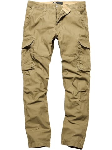Vintage Industries Cargohose in Beige