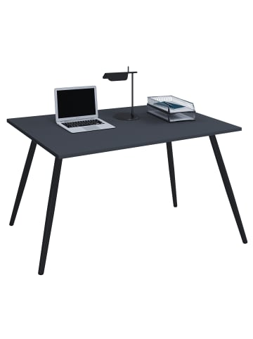 VCM Schreibtisch Bürotisch Computertisch Salia 138x50 in Anthrazit