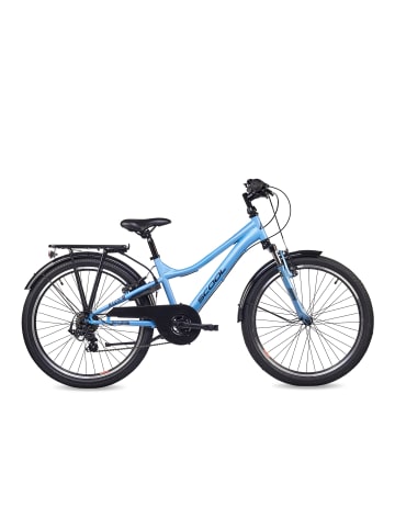 S'COOL Kinderfahrrad - troX 24 Zoll 6-Gang | ab 8 Jahre - Blue/Lime