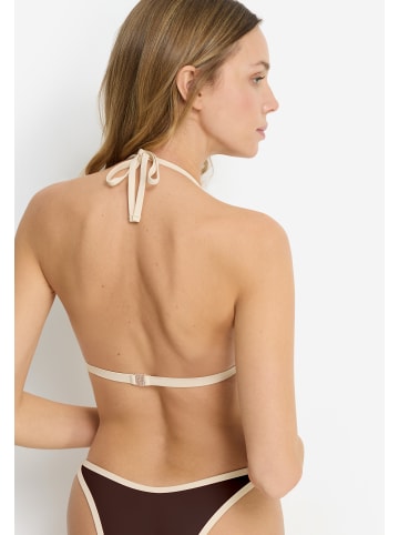 Copenhagen Studios Triangel-Bikini-Top in chocolate