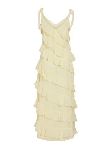 Vila Maxikleid in Pastel Yellow