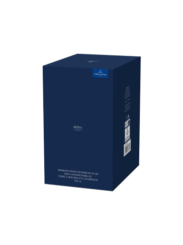 Villeroy & Boch 4er Set Sekt- / Champagnergläser Afina in 120 ml in transparent