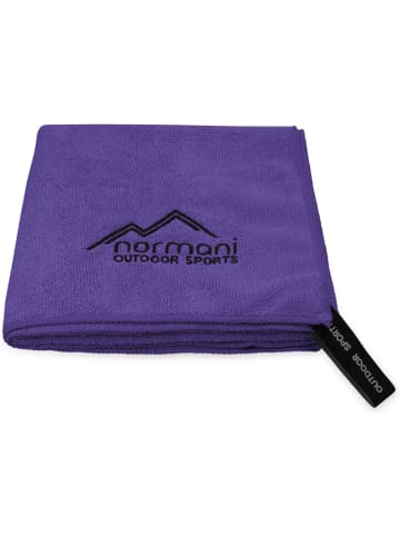 Normani Outdoor Sports Mikrofaserhandtuch 40x80 Terry in Violett