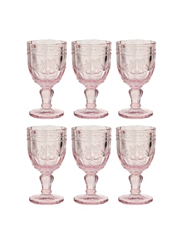 Butlers Weinglas VICTORIAN 6er-Set in Hellrosa
