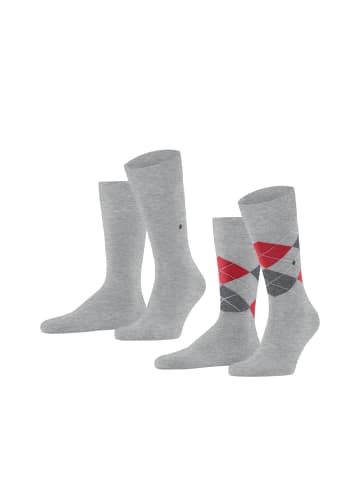 Burlington Socken 2er Pack in Hellgrau