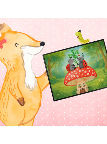 Mr. & Mrs. Panda schreibtischunterlage Marienkäfer Fliegenpilz D... in Weiß