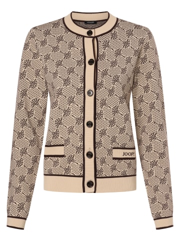 JOOP! Strickjacke in beige schoko