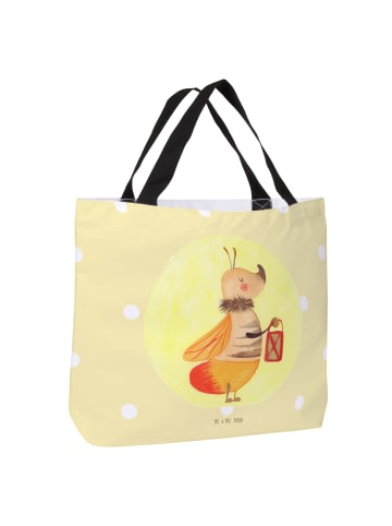 Mr. & Mrs. Panda Tasche Glühwürmchen ohne Spruch in Gelb Pastell