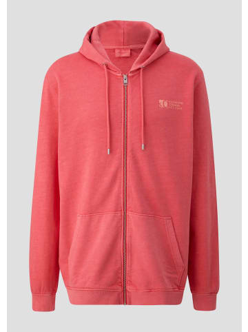 s.Oliver Sweatshirt Jacke in 2507_korallrot