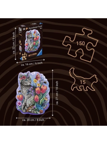 Ravensburger Ravensburger Puzzle 150 Teile Frühlingskatze in bunt