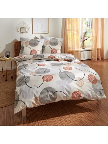 Traumschlaf Bettwäsche Kreise in grau