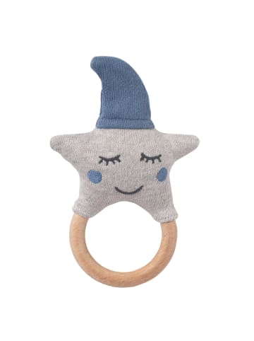 nordic coast company  Baby Rassel Stern mit Knistermütze und Beißring