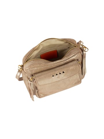 IZIA Schultertasche Aus Leder in Gold