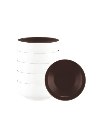 Seltmann Weiden 6er Set Müslischalen Sento Home Pure Colors in ø 15,4 cm in Chocolate Brown