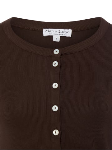 Marie Lund Shirt in schoko - 0004