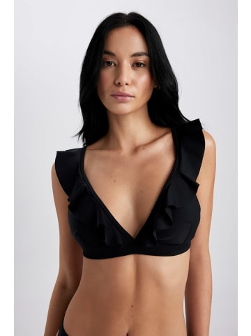 DeFacto Triangel-Bikini-Top REGULAR FIT in Schwarz