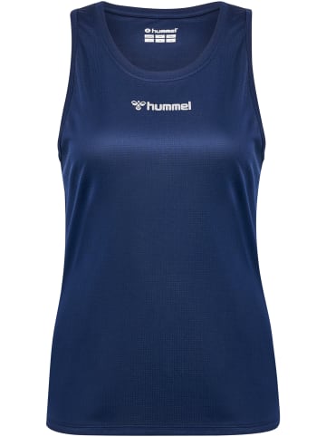 Hummel Hummel T-Shirt Hmlrun Laufen Damen Atmungsaktiv Leichte Design in BLACK IRIS