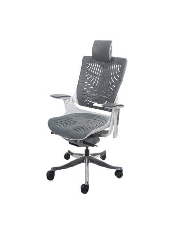 MCW Bürostuhl Hartschale ergonomisch, Grau