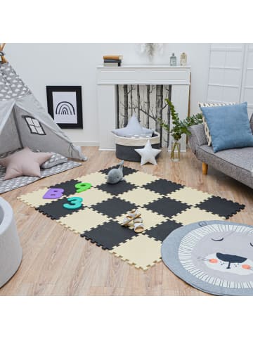 LittleTom Baby Spielmatte Luna 18-tlg. im zwei Farben Mix