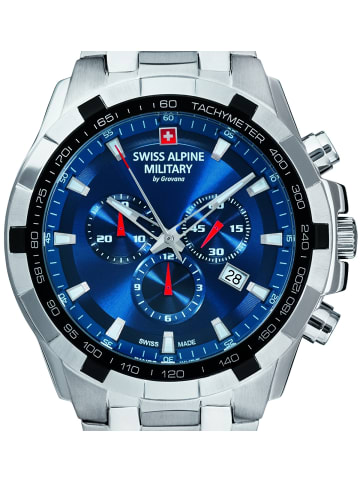 Swiss Alpine Military by Grovana Chronograph für Herren in blau
