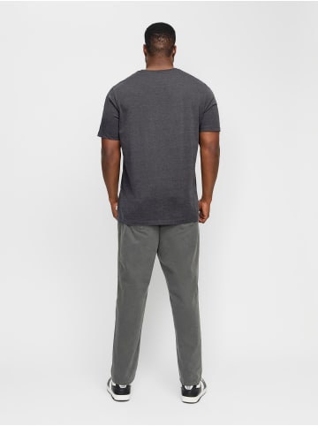 JACK & JONES PLUS T-shirt in Dark Grey Melange